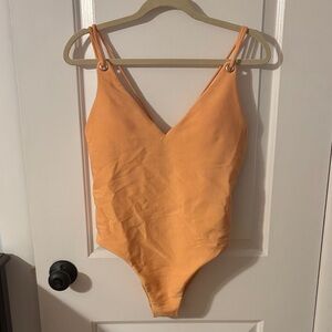 La Hearts Orange One Piece Swimsuit